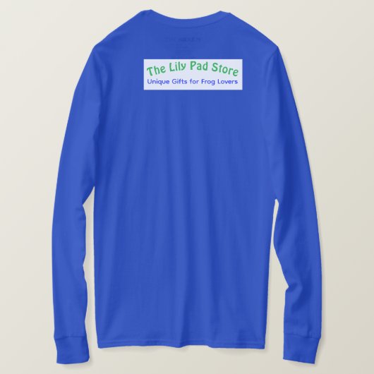 Your Pad or Mine - Men's Royal Blue Long Sleeve T-shirt (Design achterkant)