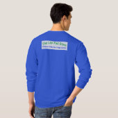 Your Pad or Mine - Men's Royal Blue Long Sleeve T-shirt (Achterkant volledig)