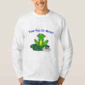Your Pad or Mine - Men's White Long Sleeve T-shirt (Voorkant)