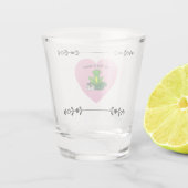 Your Pad or Mine? Valentine's Day Shot glass Glas (Achterkant)