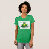 Your Pad or Mine - Women's Bright Green T-shirt (Voorkant volledig)