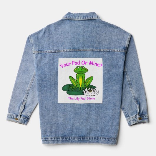 Your Pad or Mine Women's Denim Jacket (Achterkant)