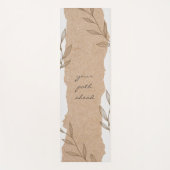 Your path ahead on a brown and white yogamat (Voorkant)