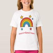 Your Personalized Text | Custom Positive Vibes T-shirt (Voorkant)