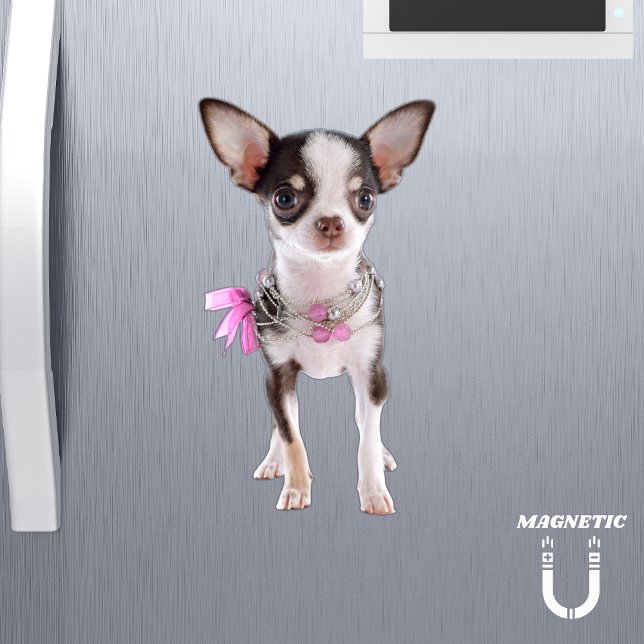 Your Pet Dog Photo Custom Sculpture Cutout Fotobeeldje Magneet (Creator heeft geüpload)