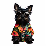 Your Pet Dog Photo Sculpture Cutout  Staand Fotobeeldje<br><div class="desc">Create your own photo sculpture cutout! Simply (1) upload your own photo or artwork,  (2) click on Edit this design button (3) on the top right of the screen,  click on "remove background". Choose your finished size when ordering. Comes with a black stand.</div>