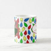 Your Pet on a Christmas Lights Mug Koffiemok (Center)