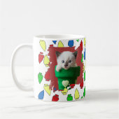 Your Pet on a Christmas Lights Mug Koffiemok (Links)