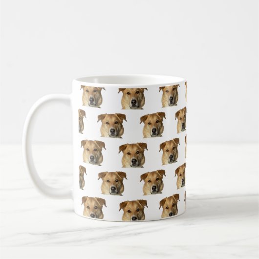 Your Pet Photo Dog Cat Custom Funny Cute Koffiemok (Links)