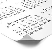 Your Photo and Name Custom 2026 Calendar Poster (Hoek)