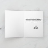 Your Photo Gift from Pets Holiday Greeting Card Kaart (Binnen)