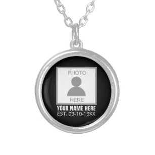 Your Photo Here Name and Age Zilver Vergulden Ketting