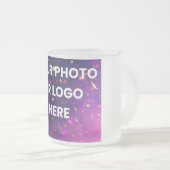 Your Photo Here | Personalized Mug Matglas Koffiemok (Voorkant rechts)