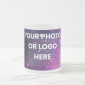 Your Photo Here | Personalized Mug Matglas Koffiemok (Center)