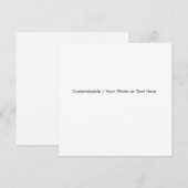 Your Photo or Text Here (Customizable Design) Feestdagenkaart (Voorkant / Achterkant)