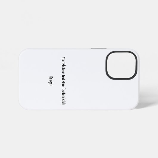 Your Photo or Text Here (Customizable Design) iPhone Hoesje (Achterkant horizontaal)