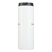 Your Photo or Text Here (Customizable Design) Thermosbeker (Achterkant)