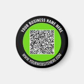 Your QR Code Branded Promotional Magnet Example (Voorkant)