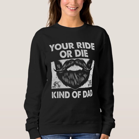 Your Ride Kind of Dad Sayings Old Man Quotes Daddy Trui (Voorkant)