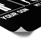 Your Son My Son Judo Karate Proud  Poster (Hoek)