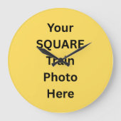 Your Square Train Photo Grote Klok (Voorkant)