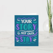 Your Story Is Not Over Stay Kaart (Voorkant)
