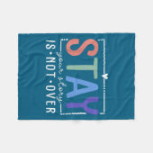 Your Story Is Not Over Stay Suicide Prevention Awa Fleece Deken (Voorkant (Horizontaal))