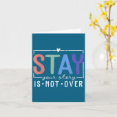 Your Story Is Not Over Stay Suicide Prevention Awa Kaart (Gele Bloem)