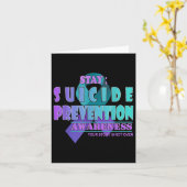 Your Story Is Not Over Stay Suicide Prevention Awa Kaart (Gele Bloem)