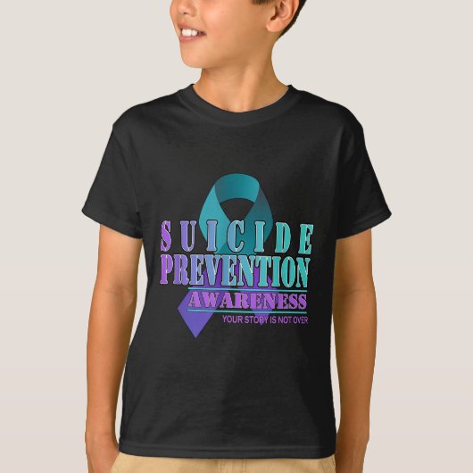 Your Story Is Not Over Stay Suicide Prevention Awa T-shirt (Voorkant)