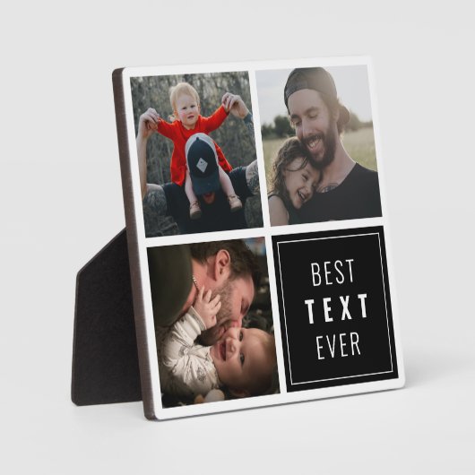 Your text here with custom photo fotoplaat (Voorkant)