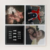 Your text here with custom photo legpuzzel (Horizontaal)