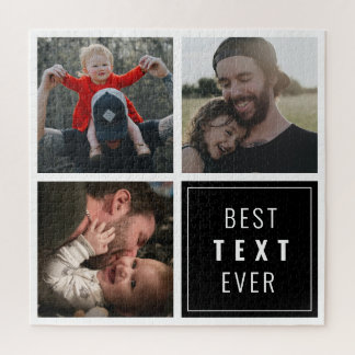 Your text here with custom photo legpuzzel