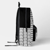 Your text on custom music notes backpacks. bedrukte rugzak (Links)