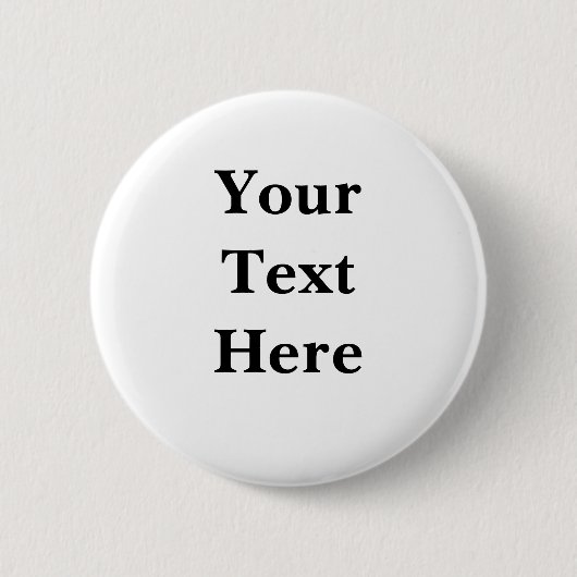 Your Text or Photo Ronde Button 5,7 Cm (Voorkant)