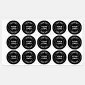 Your Uploaded Logo + Bold Circular Text  Labels (Vel)