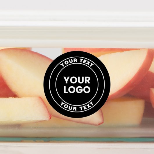 Your Uploaded Logo + Bold Circular Text  Labels (Aangebracht)