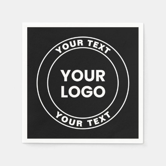 Your Uploaded Logo + Bold Circular Text  Servet (Voorkant)