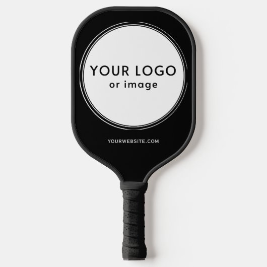 Your Website and logo Pickleball Paddle (Voorkant)
