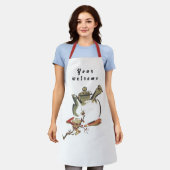 Your welcome,Cooking and serving with the chef  Schort (Gedragen)