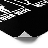 Your Wife My Wife Spouse Husnd 8 Ll Billiards Pool Poster (Hoek)