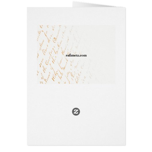 Your Words on Hand Made Paper met William Morris (Achterkant)