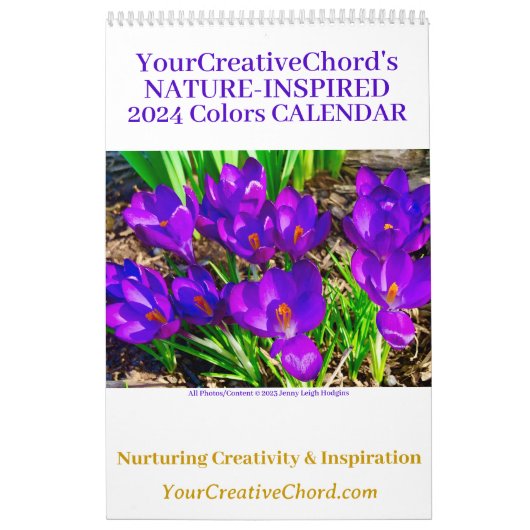 YourCreativeChord 2024 Kleuren Kalender (Hoes)