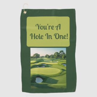 You're A Hole In One Golfhanddoek