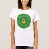 You're a Mean One Mister Grinch Badge T-shirt (Voorkant)