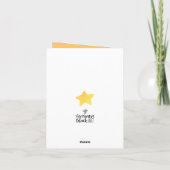 You're A Star Card Kaart (Achterkant)