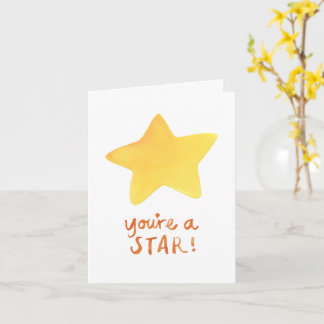 You're A Star Card Kaart