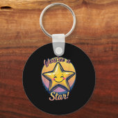 You're A Star Compliment Day Motivational Design Sleutelhanger (Voorkant)