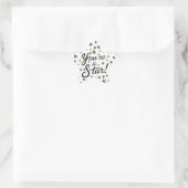 "You're a Star" Sticker – Gold Stars and Cursive (Tas)