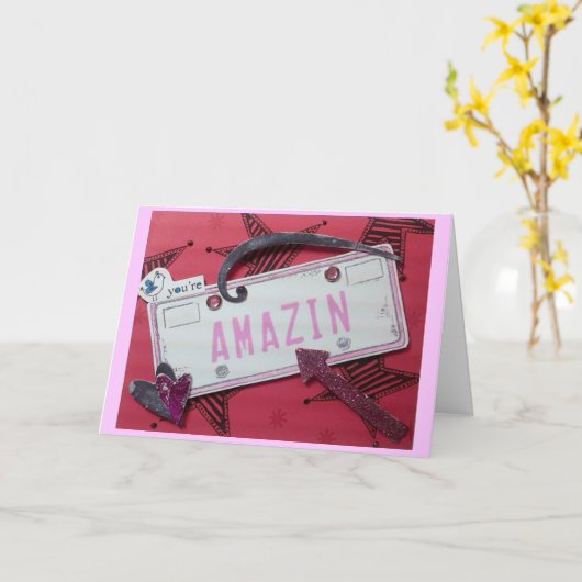 You're Amazin'! Kaart (Gele Bloem)